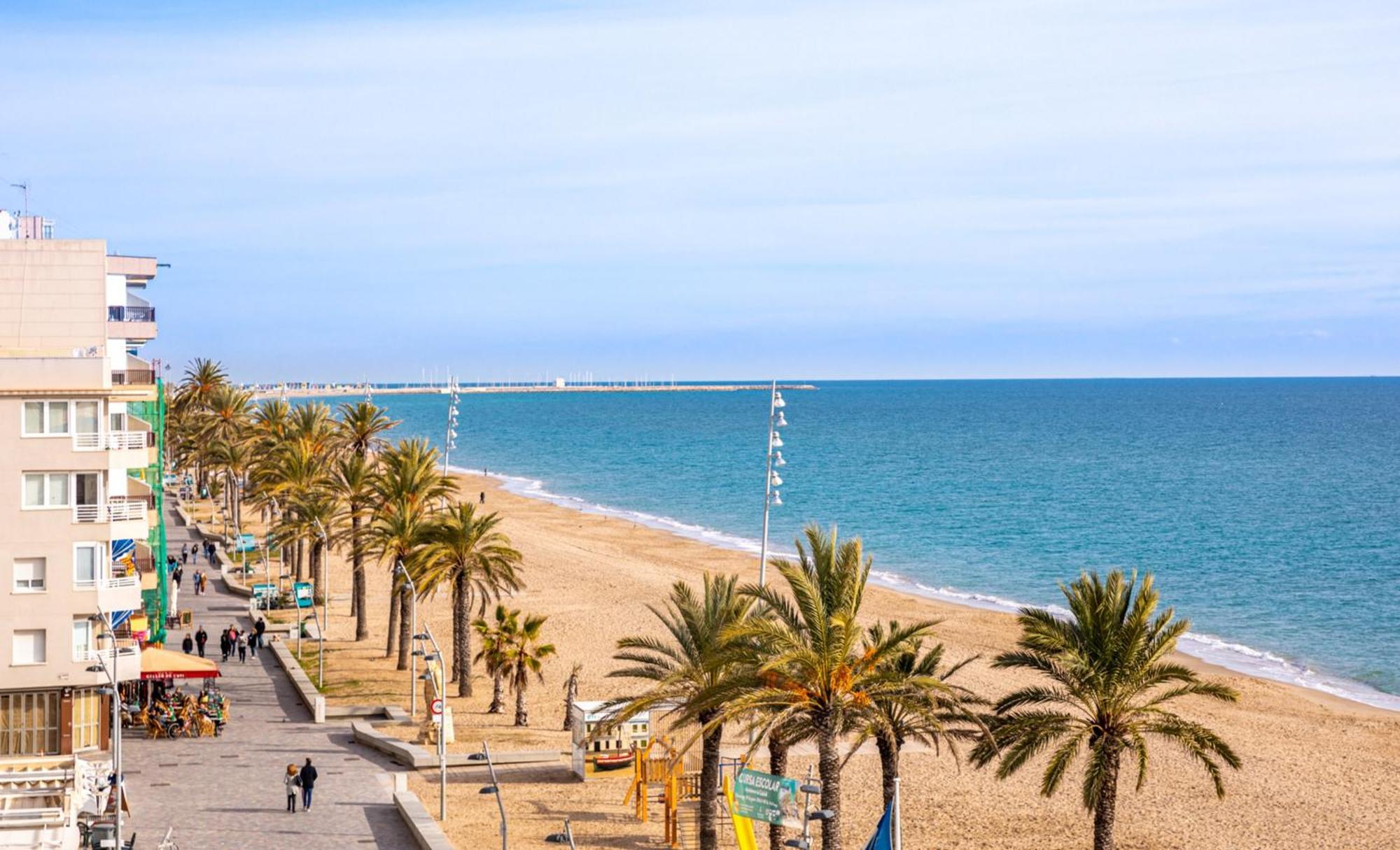 Spacious Apartment With Sea View Terrace In Calafell Exterior photo